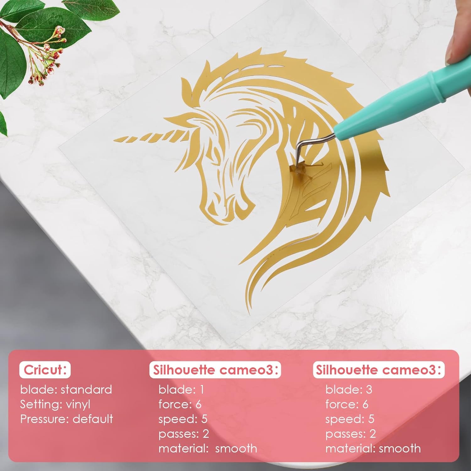 Permanent Vinyl for Cutting Machine-100 Pack 12 "X12 Adhesive Vinyl Sheets Set, 90 Sheets Permanent Bundle & 10 Transfer Tape for Projects and Crafting