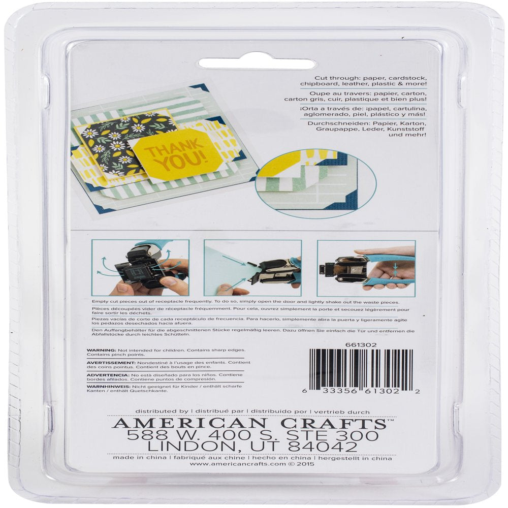Crop-A-Dile Retro Corner Chomper Tool-Angle & Photo