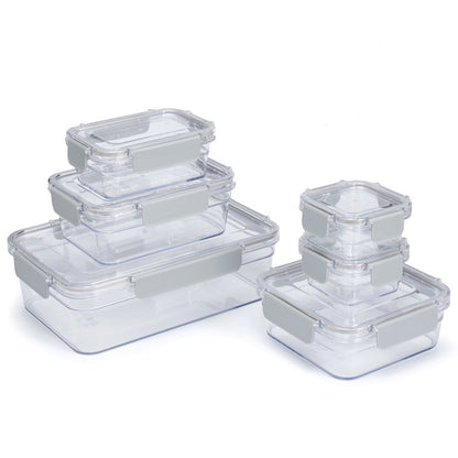 12 Piece Tritan Stain-Proof Food Storage Container Set