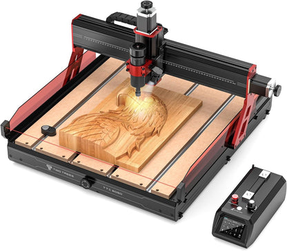 TTC6050 CNC Router Machine, Desktop Engraving Machine 600X500Mm Working Area, 500W Spindle, 3-Axis CNC Engraving & Laser Cutting for Wood, Metal, Acry