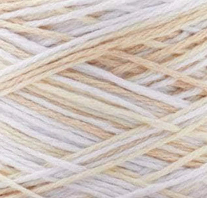 Premier Home Cotton Solid Cone Yarn, Ideal Knitting and Crochet Supplies, Made of Recycled Cotton and Polyester, White