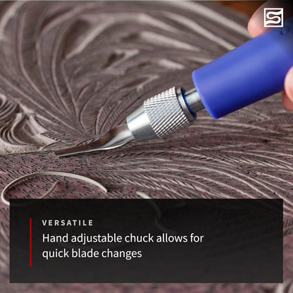 Linoleum Cutter with 5 Assorted Lino Cutters and Plastic Storage Handle