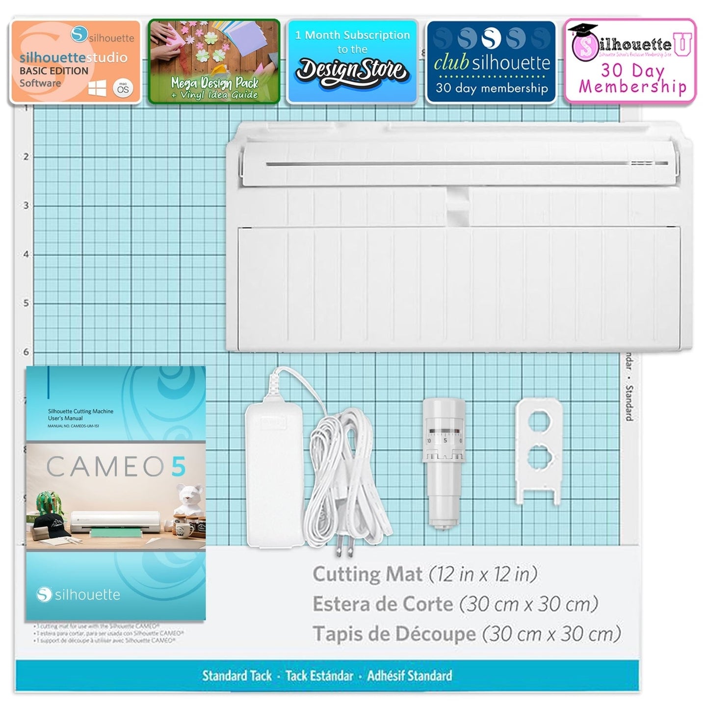 Brother SE2000 Embroidery & Sewing Machine Bundle W/ Silhouette Cameo 5 Alpha
