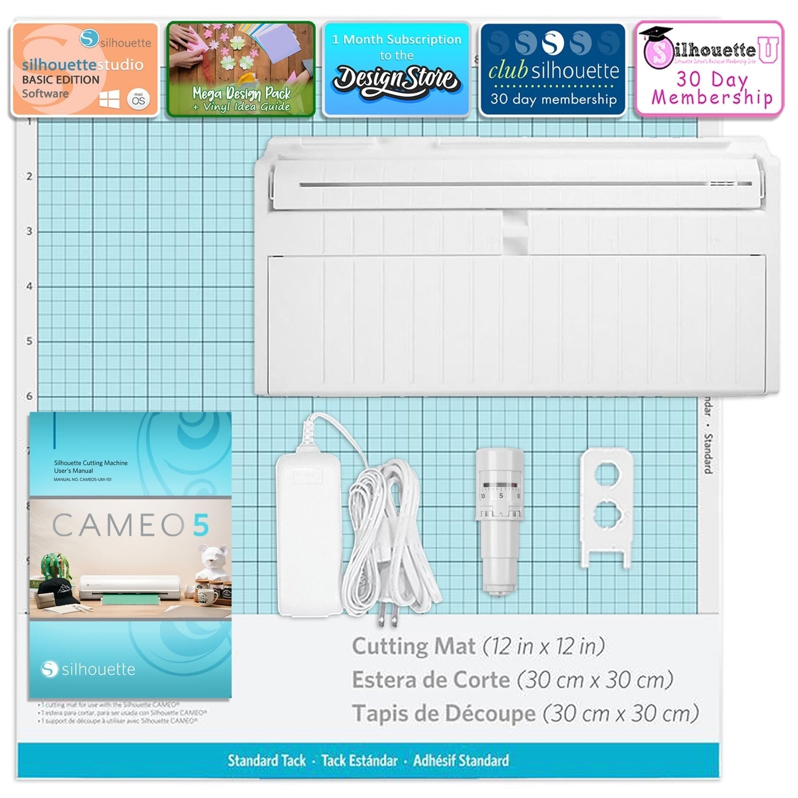 Brother SE2000 Embroidery & Sewing Machine Bundle W/ Silhouette Cameo 5 Alpha