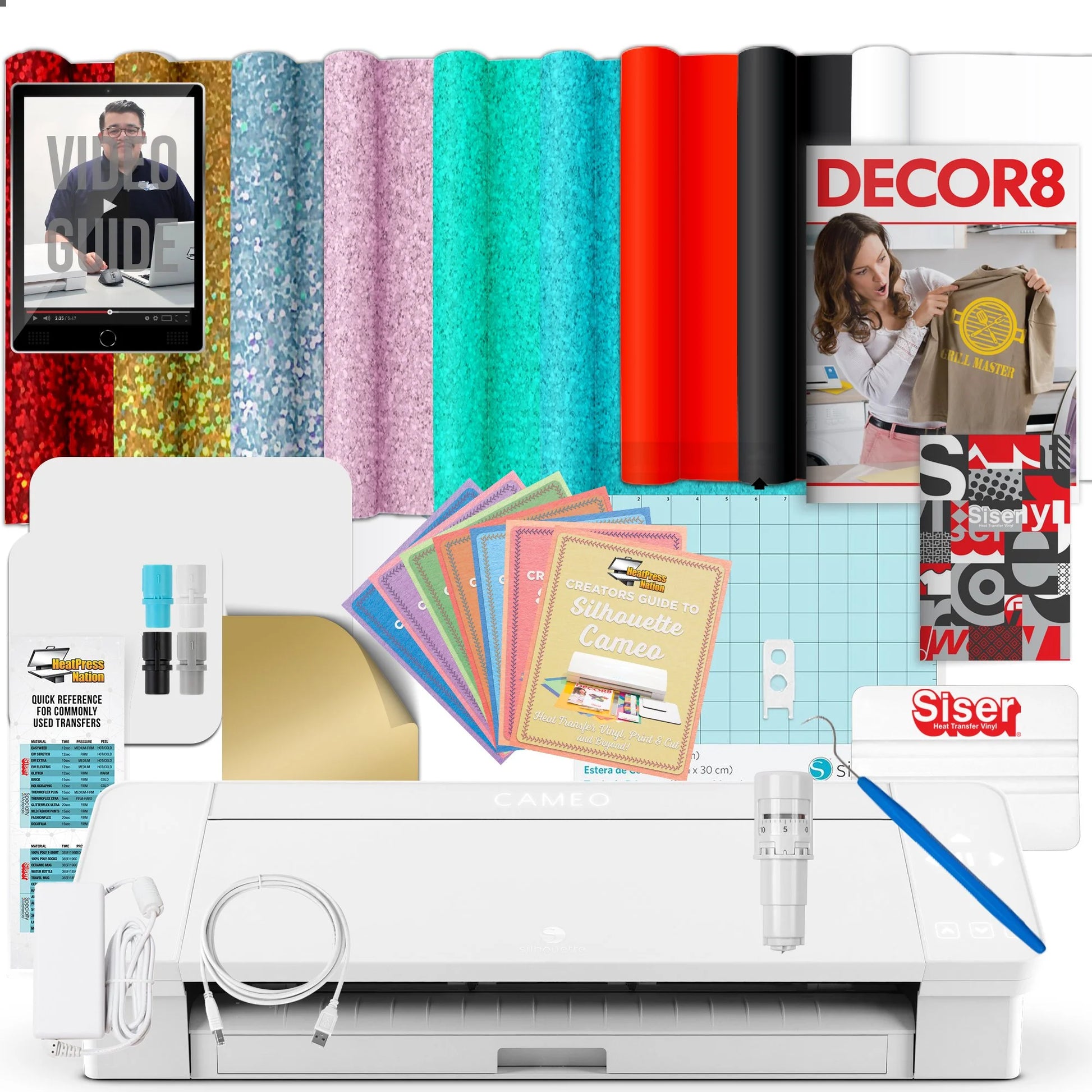 Cameo 4 Siser HTV Variety Pack Bundle