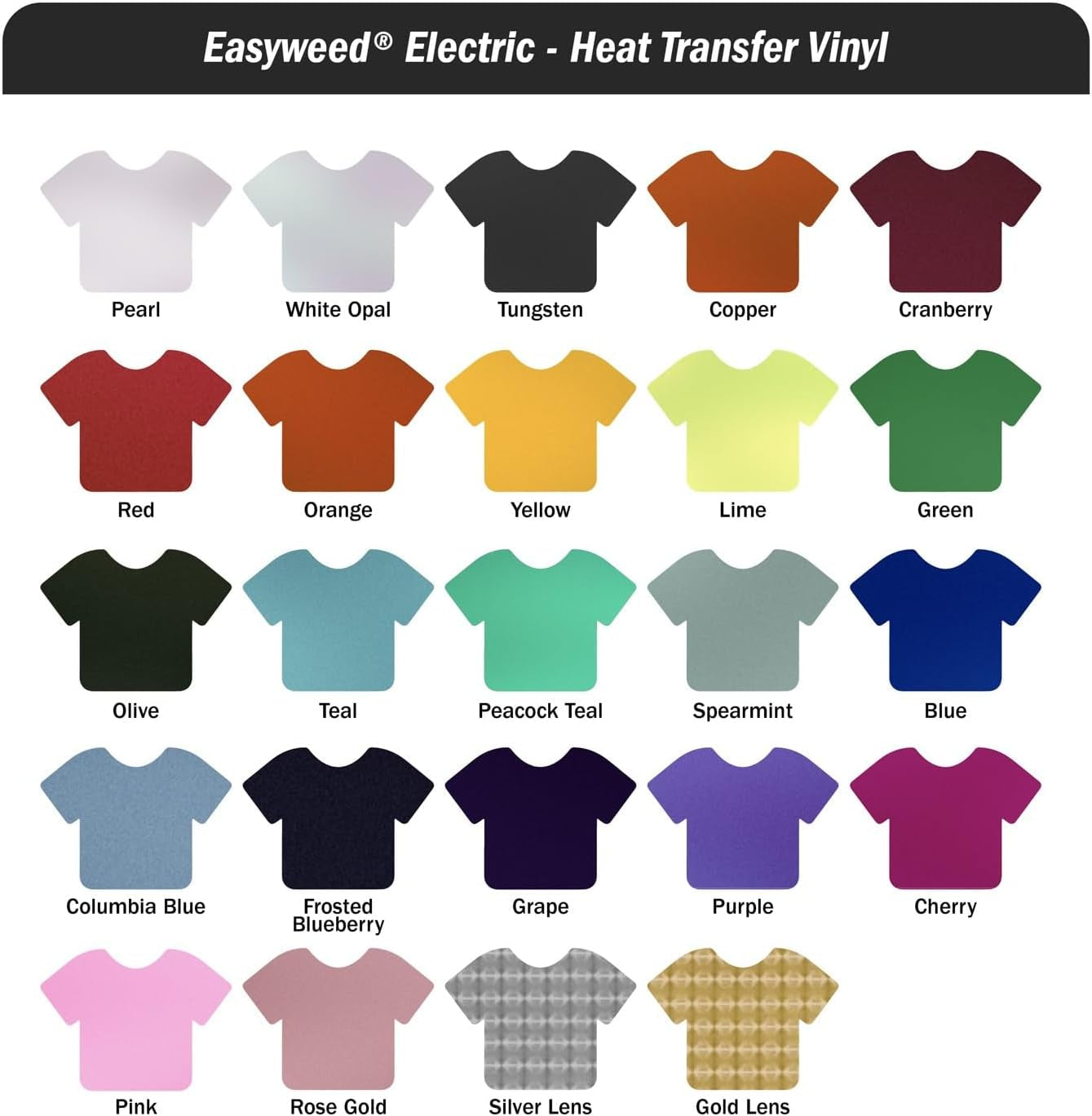 Siser Easyweed Heat Transfer Vinyl 11.8" X 5Ft Roll (Electric Copper) - Compatible with Siser Romeo/Juliet & Other Professional or Craft Cutters - Layerable - CPSIA Certified