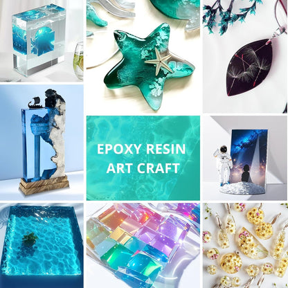 Resin Epoxy, KHKD RESIN 1 Gallon Epoxy Resin Kit- 2 Part Crystal Clear Resina Epoxica - High Gloss Odorless, UV & Impact Resistance Food Grade Epoxy Perfect for DIY Crafts, Jewelry, Art Coating