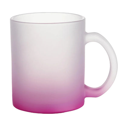 HPN Sublicraft 11 Oz. Color Gradient Sublimation Glass Mug - 36 per Case