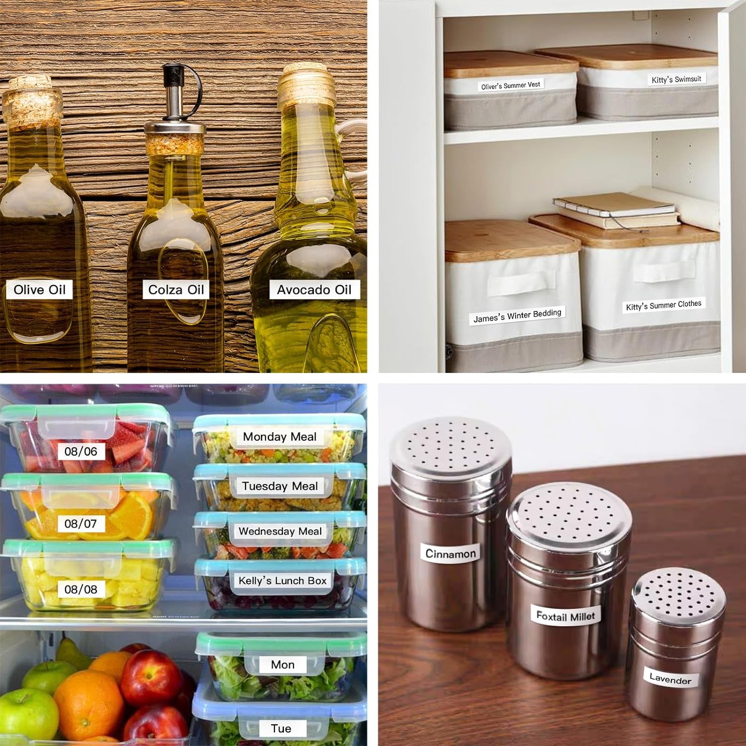 E10 Bluetooth Label Maker Machine with Tape, Continuous Waterproof Label, Versatile App with 35 Fonts and 1K+ Icons, Label Printer for Home, Kitchen, School, Office Organization, Green