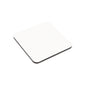 3.75" Square Sublimation Hardboard Coaster with Cork Back