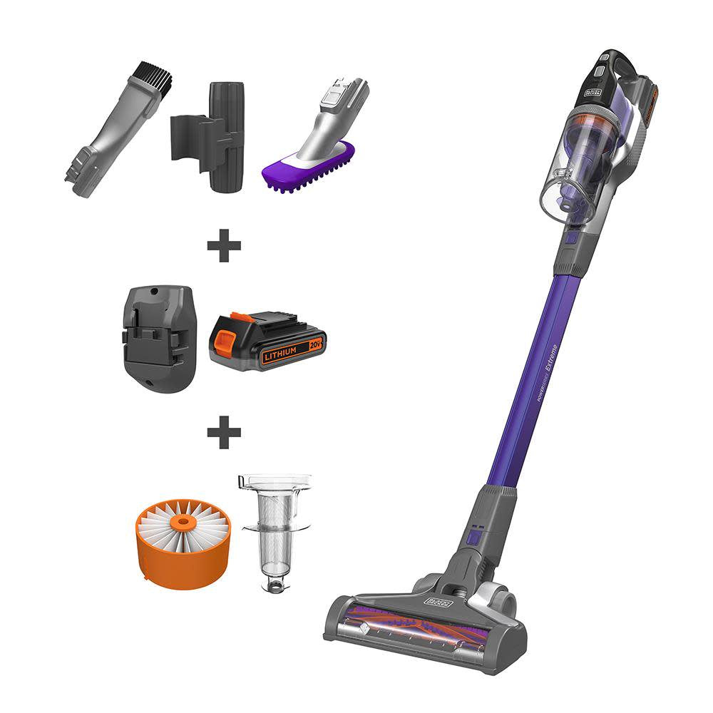 Black and Decker Powerseries Extreme 20V Max Cordless Pet Stick Vacuum