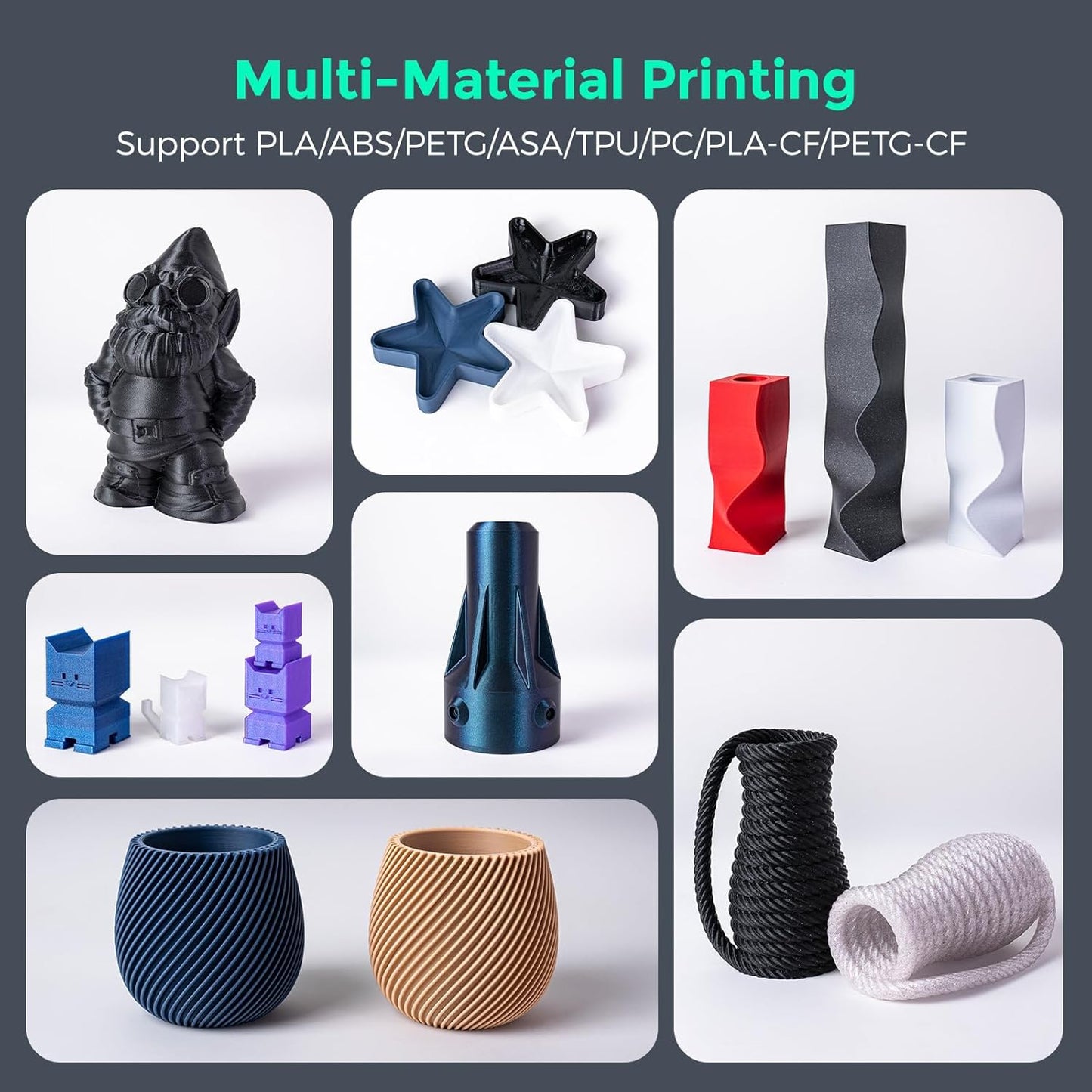 FLASHFORGE Adventurer 5M Pro 3D Printer with 1 Click Auto Printing System, 600Mm/S High-Speed, Quick Detachable 280°C Nozzle, Core XY All-Metal Structure, Multi-Functional 220X220X220Mm 3D Printer