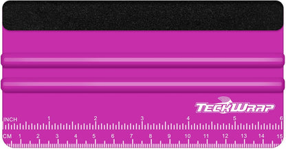 Professional Squeegee Tool for Vinyl Decals, Inkjet Vinyl Sticker Paper,And Wallpaper - 6"X2.9", Scratch-Free Application (Pitaya)