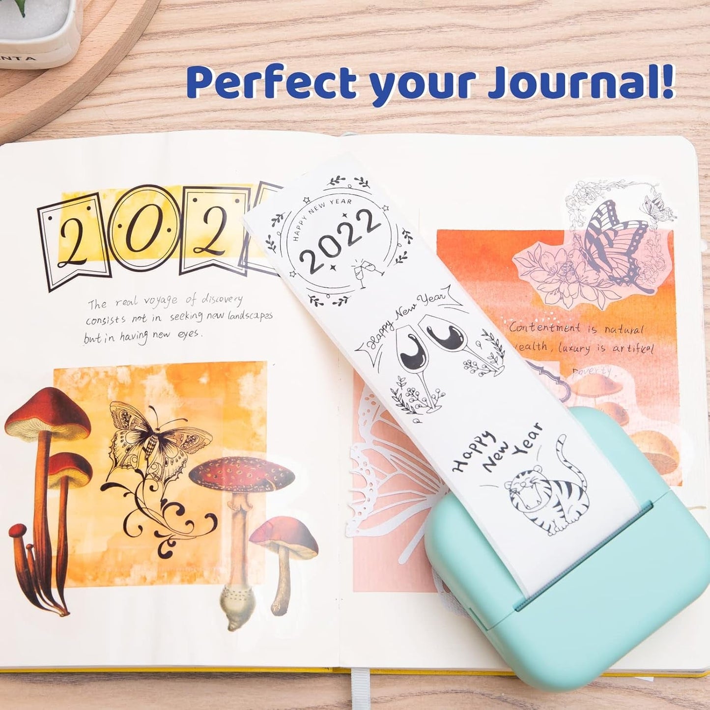 Phomemo Sticker Paper- for T02/T02Pro/Q02E/M02X/Y02C/Q02 Mini Printer, White Thermal Sticker for Study Notes, Photo, DIY, Stickers, Image Time 2 Years, Black on White Sticky Paper, 50Mm X3.5M, 3 Rolls