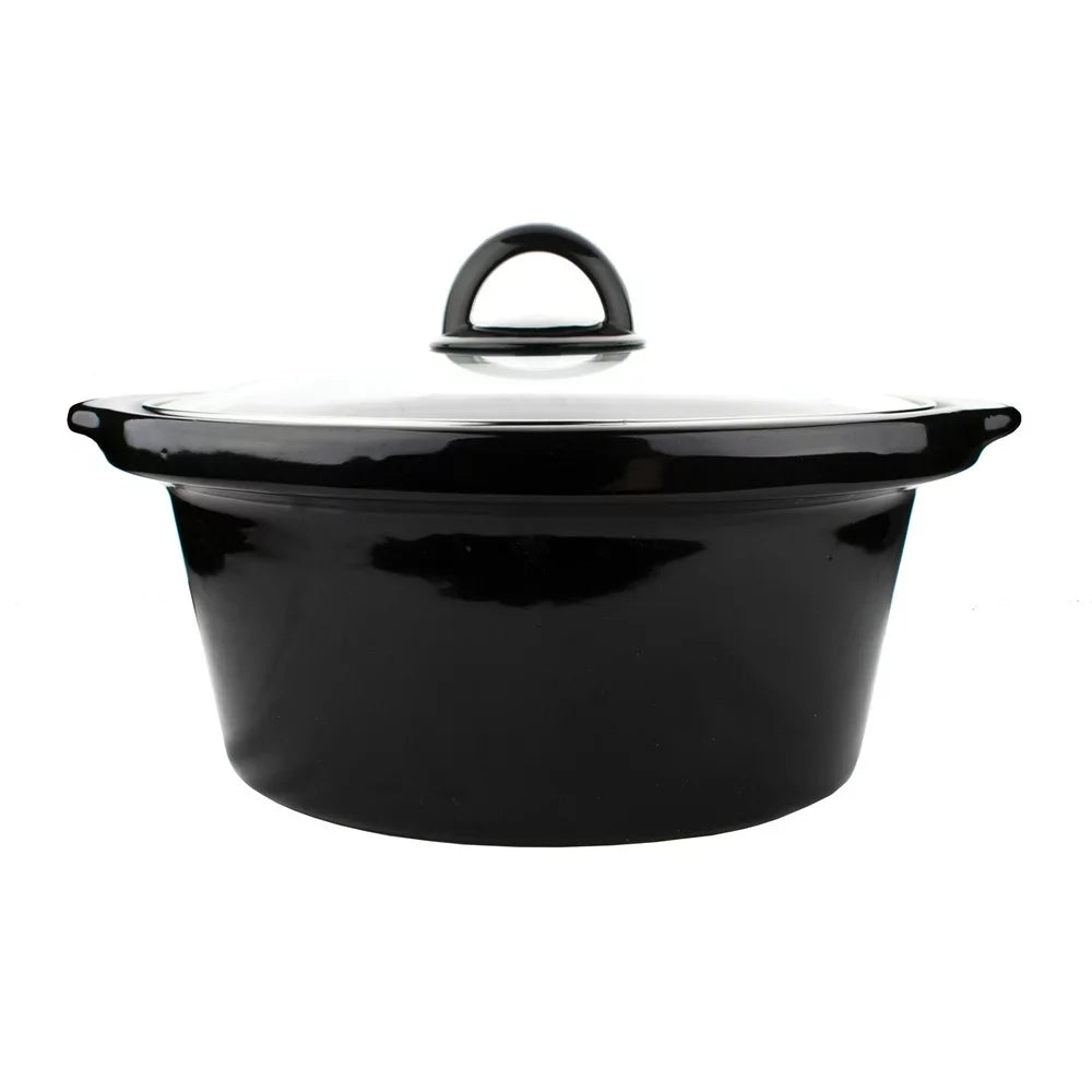 SC-136C 3.5-Quart Diamond-Pattern Slow Cooker, Brown