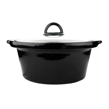 SC-136C 3.5-Quart Diamond-Pattern Slow Cooker, Brown