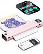 Phomemo M08F plus Tattoo Stencil Printer with Touchscreen, Bluetooth Tattoo Printer Machine with 10Pcs Transfer Paper, Compatible with Phone, Tablet, PC, Tattoo Supplies for Professionals, Pink