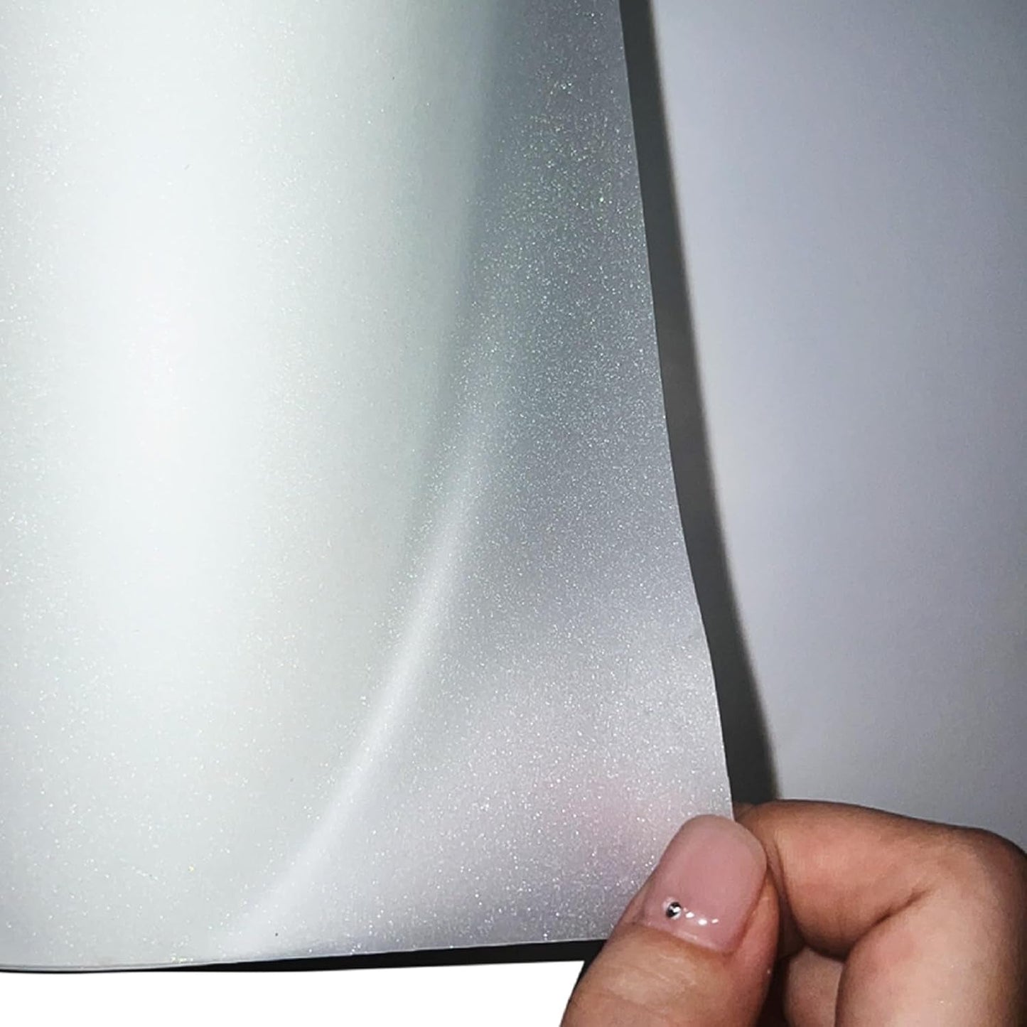 US Stock DTF Glitter Film 11.8In X 32.8Ft DTF Transfer Film DTF Glitter Film Roll, Cold Peel DTF Transfer Glitter Film Roll for DTF Sublimation Printing DIY