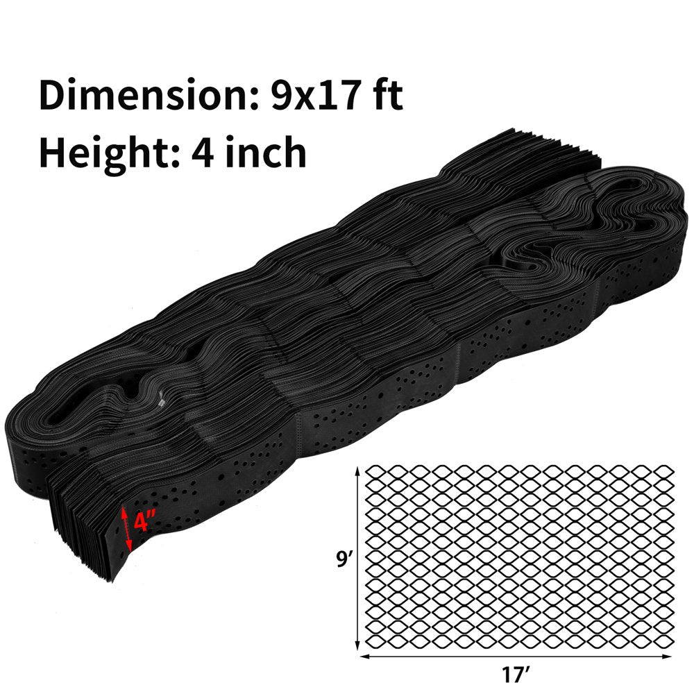 4" Geo Grid Ground Grid 9X17 Ft Geocell 4" Thick HDPE Material 1885Lbs/Sq. Ft