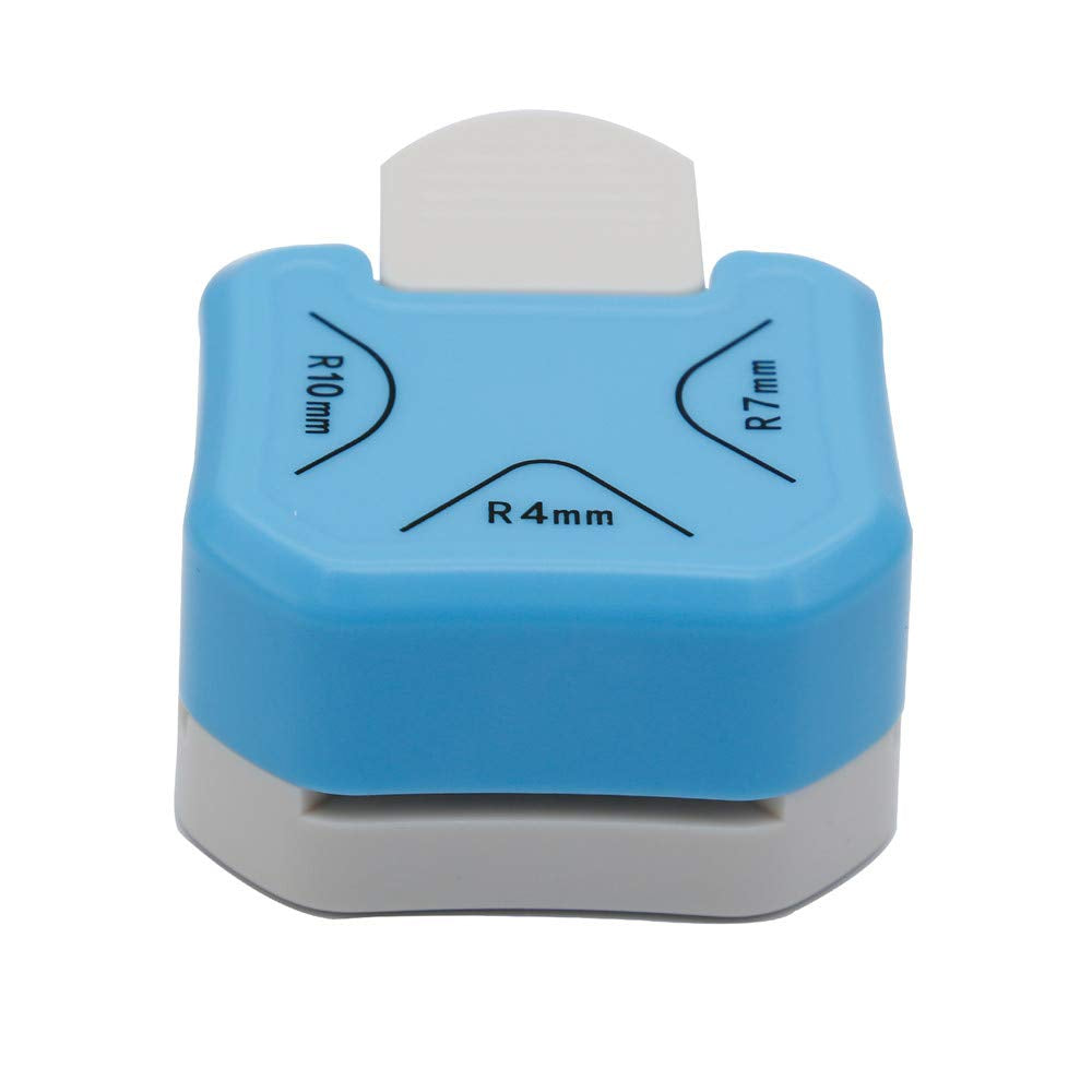 QIQQIKIN Paper Corner Rounder 3 in 1 （R4Mm+R7Mm+R10Mm）， Punches for Crafts， Cutter ，Envelope Punch Board ，Hole Puncher， Laminate, DIY Projects, Photo Cutter,Card Making Scrapbooking and Journaling