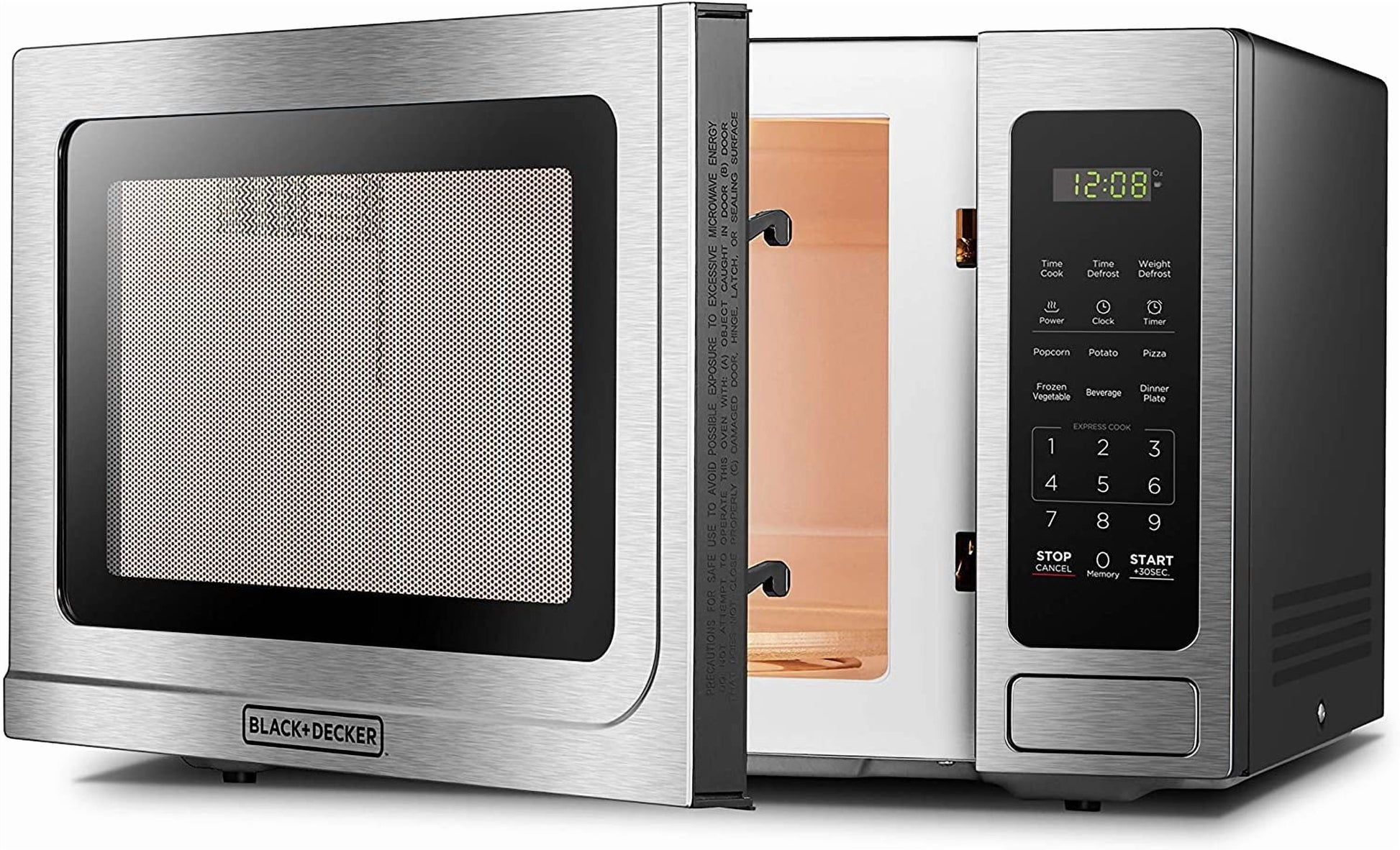1.4 Cu Ft Countertop Microwave Ovens in Stainless Steel