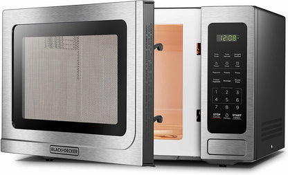 1.4 Cu Ft Countertop Microwave Ovens in Stainless Steel
