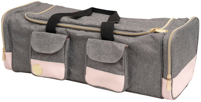 We R Crafter'S Machine Tote-Pink & Grey
