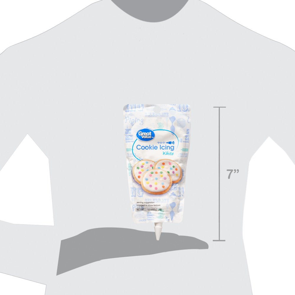 Cookie Icing, White, 7 Ounces