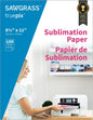 Sawgrass Truepix Sublimation Paper - 8.5 X 11 Inches, 100 Sheets, Heat Transfer Paper for SG500 & SG1000 Sublimation Printers - Works on Hard & Soft Substrates - Vivid Colors