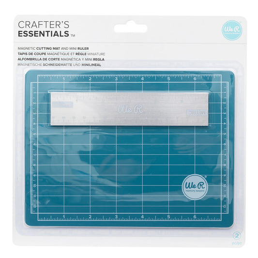 Mini Magnetic Cutting Mat & Ruler Set-6" Ruler