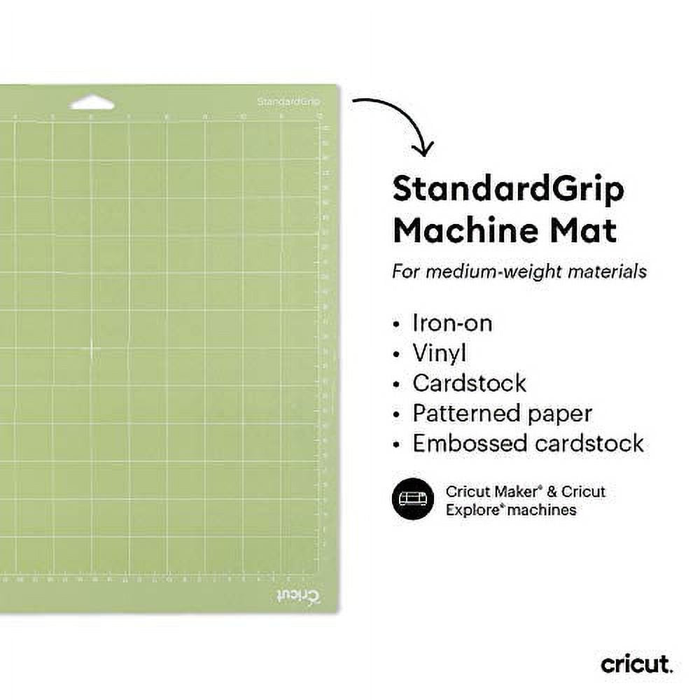 Variety Pack(1 Stronggrip, 1 Lightgrip, 1 Standardgrip) Adhesive Cutting Mat 12"X12" - for  Explore Air 2/ Maker - 3 Pack