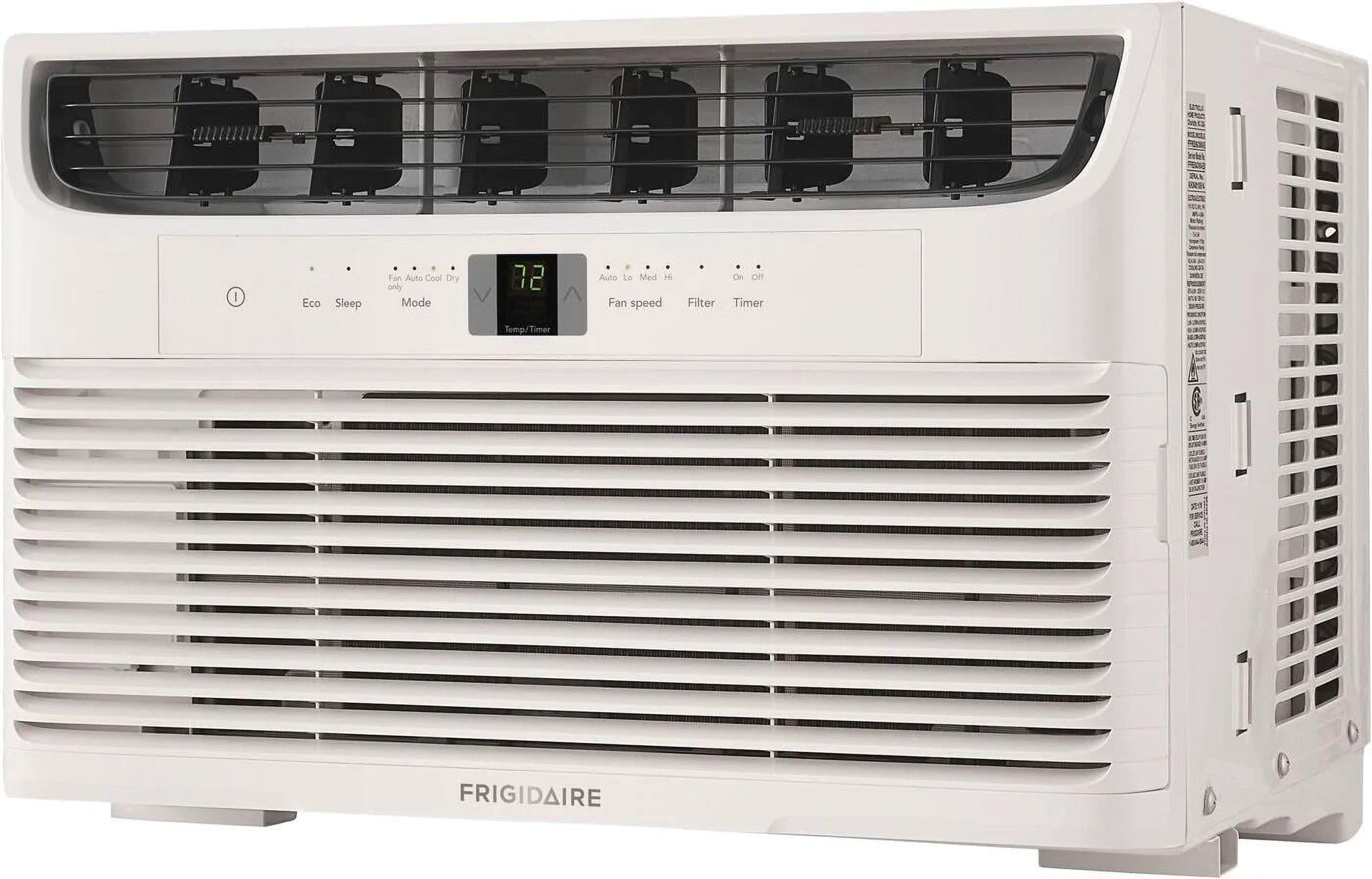 FFRA062WA1 19" Window-Mounted Air Conditioner with 6000 BTU Cooling Capacity; Sleep Modem; Programmable 24-Hour On/Off Timer and Remote Control in White