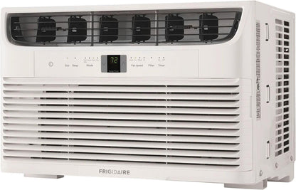FFRA062WA1 19" Window-Mounted Air Conditioner with 6000 BTU Cooling Capacity; Sleep Modem; Programmable 24-Hour On/Off Timer and Remote Control in White
