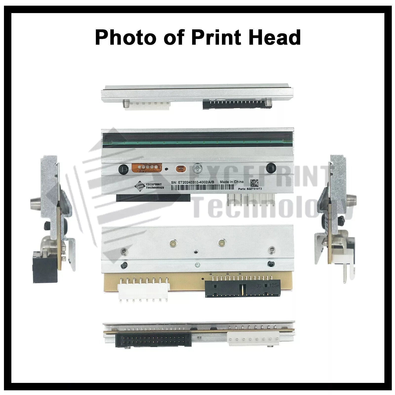 Printhead for Zebra ZT510 Label Barcode Printer 300Dpi P1083347-006