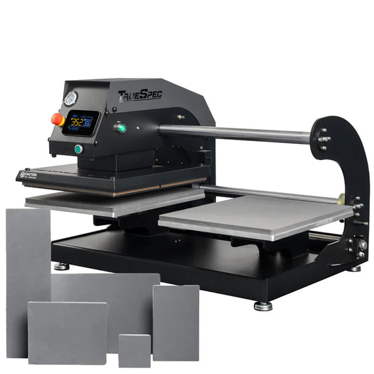 16" X 20" Double Station Pneumatic Heat Press with Platens