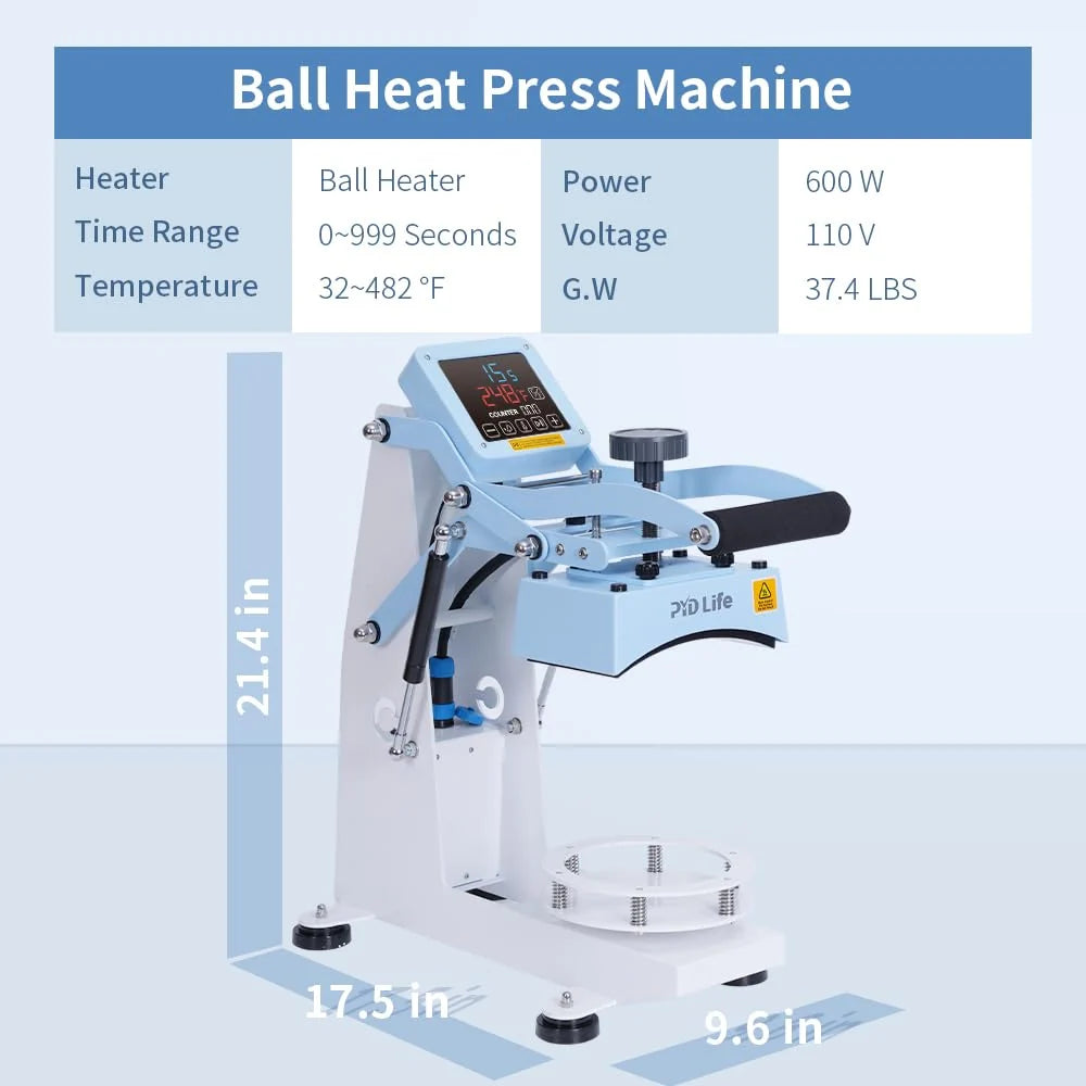 H1B Ball Heat Press Machine for Basketball Rugby Football Volleyball