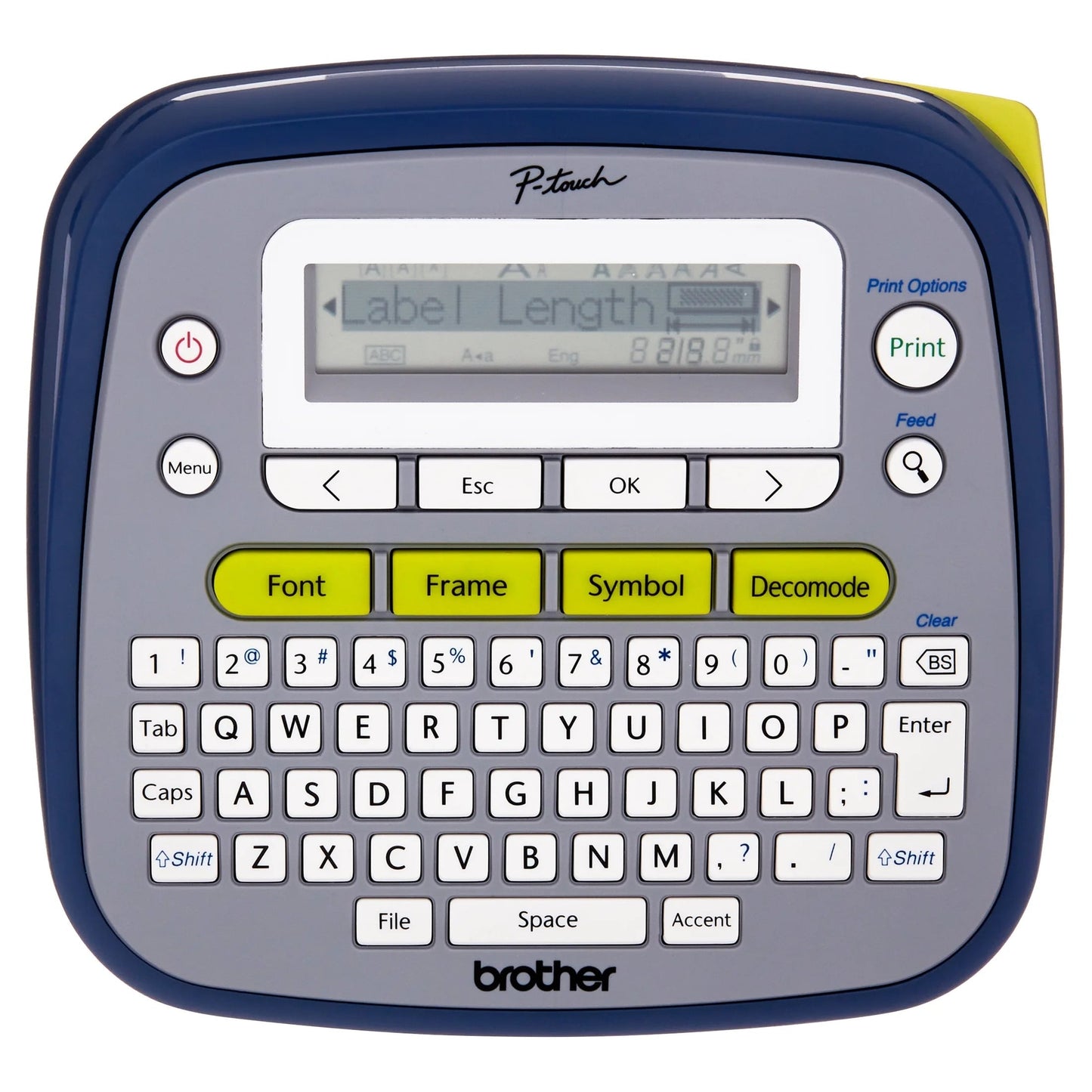 P-Touch PT-D200G Label Maker with Tape, Easy-To-Use Home & Office Labeling Solution