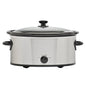 6 Quart Oval Slow Cooker, Stainless Steel Finish, Glass Lid, Model # MS54100112168S