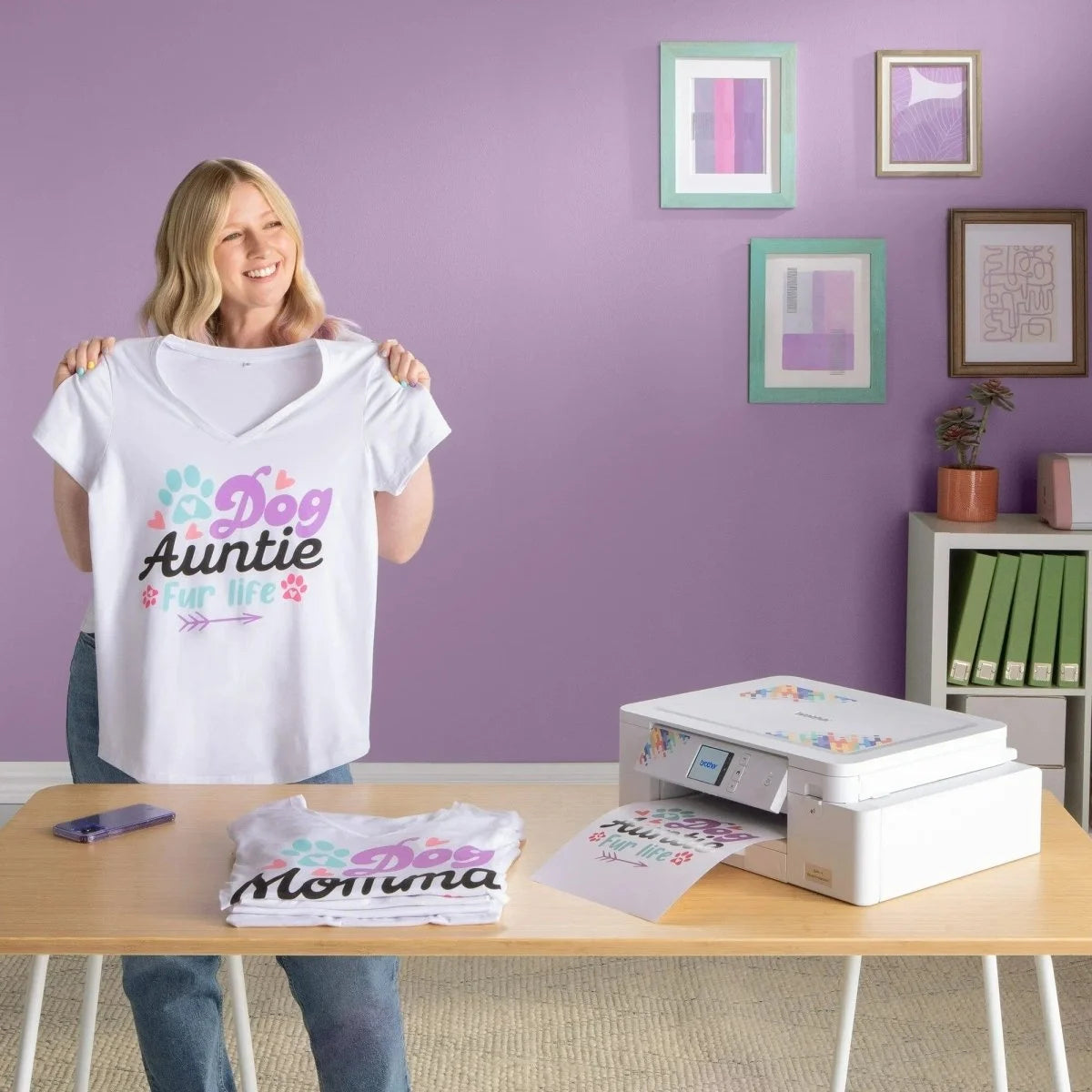 Brother SP-1 Sublimation Printer with Silhouette Cameo 5 Alpha