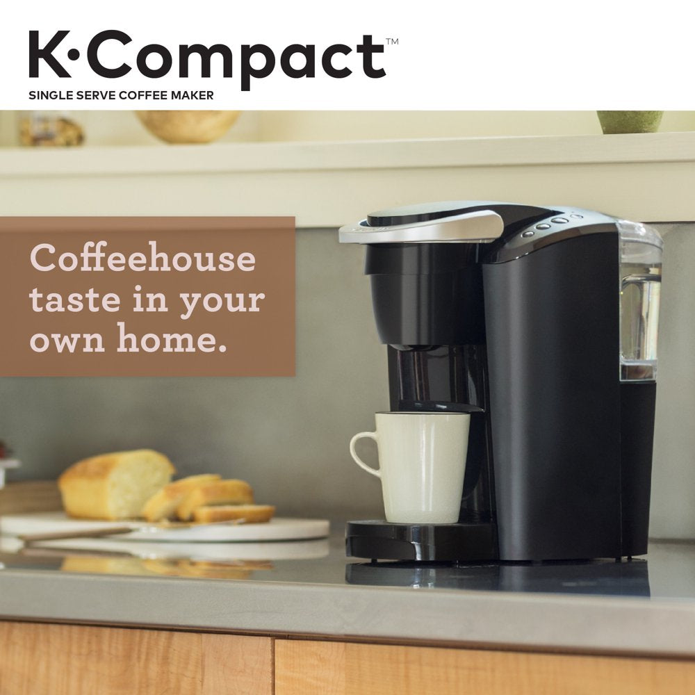 K-Compact Single-Serve K-Cup Pod Coffee Maker, Black