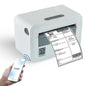 Thermal Label Printer, 203DPI Usb-Bluetooth Shipping Label Printer with Holder