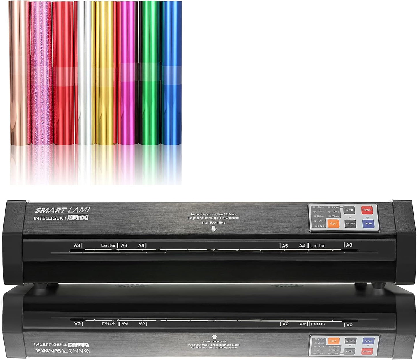 SINCHI Smartlami Laminator/Foil Applicator & 8-Color Pack Foil Rolls