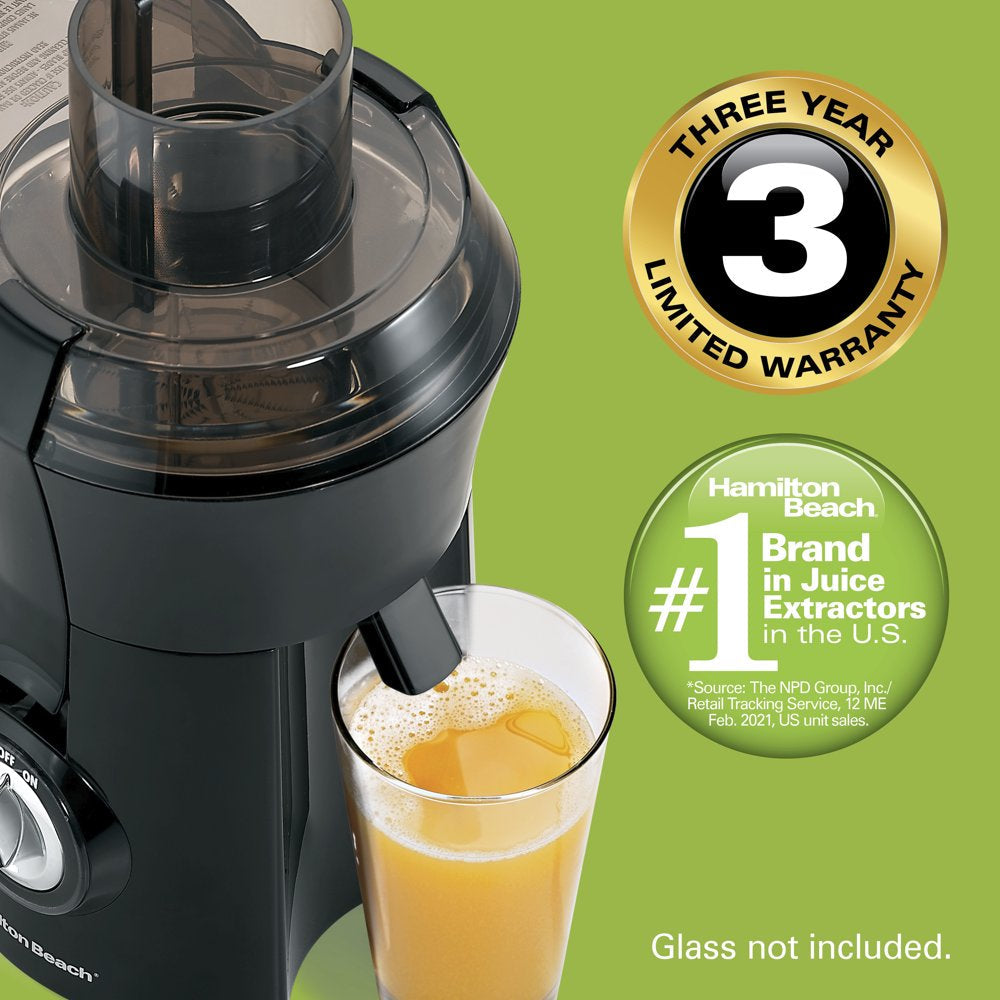 Big Mouth Juicer Juice Extractor, 800W, Black, 67601