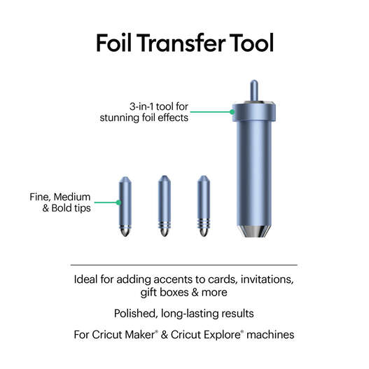 Cricut Foil, Transfer Kit Blades