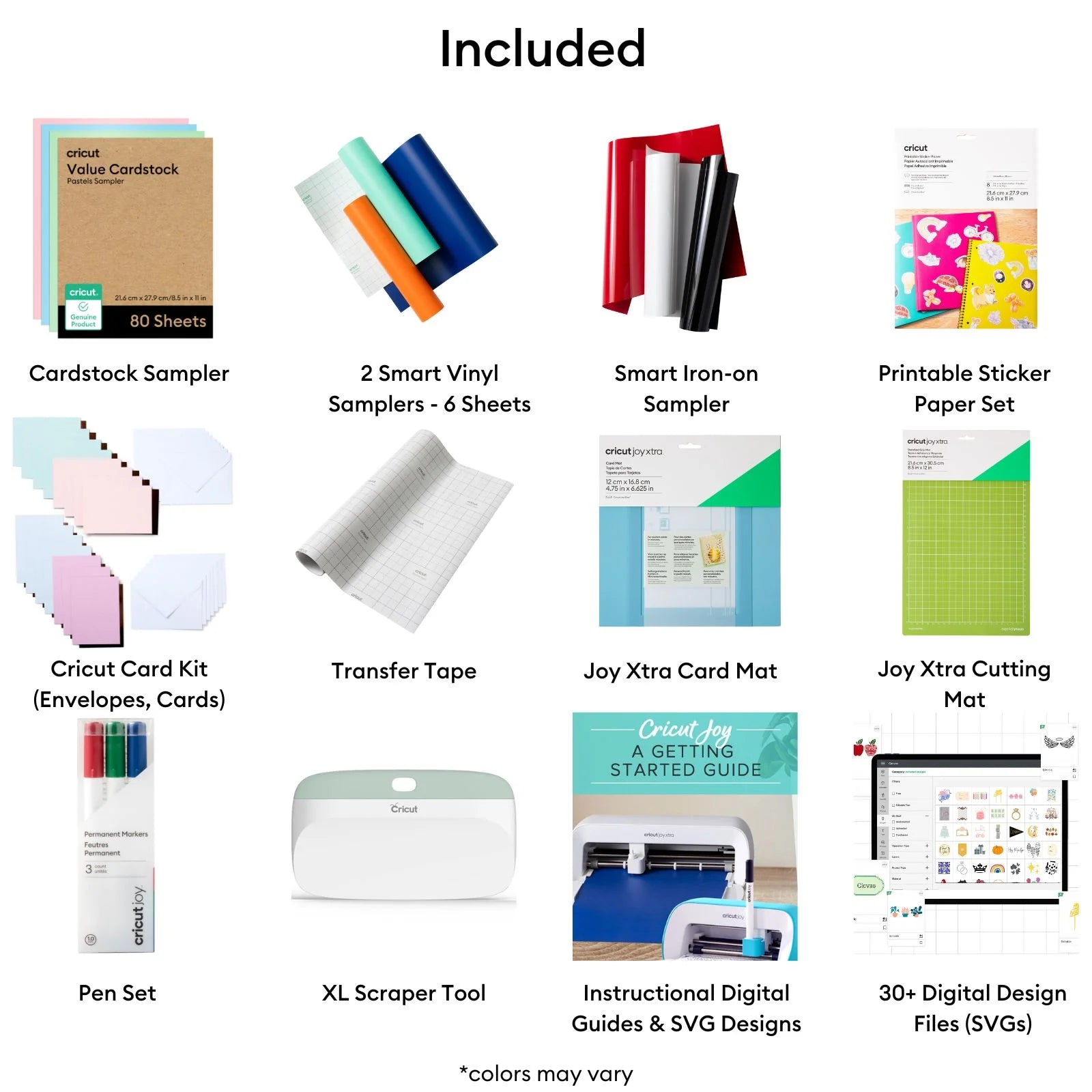 Joy Xtra Ultimate All-In-One Vinyl Rolls, Materials & Accessories Bundle