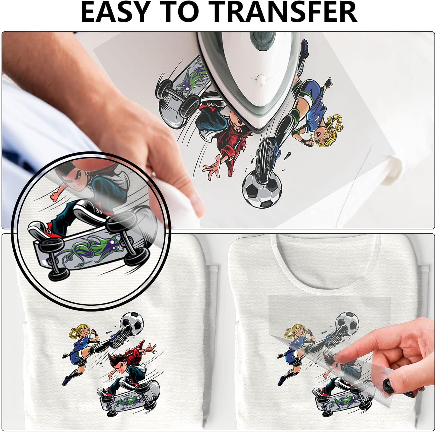 L&C DTF Ink Auto-Fill 600ML DTF Transfer Ink for Epson ET-8550 ET-8500 D570 R1390 DTF Printers Upgraded Heat Transfer Printing Direct to Film Set 100ML X 4 CMYK, 100ML X 2 White (Anti-Uv/Icc-Free)