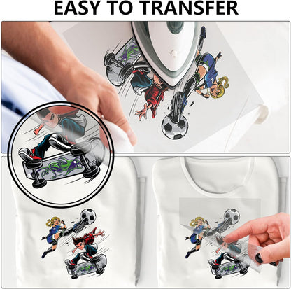 L&C DTF Ink Auto-Fill 600ML DTF Transfer Ink for Epson ET-8550 ET-8500 D570 R1390 DTF Printers Upgraded Heat Transfer Printing Direct to Film Set 100ML X 4 CMYK, 100ML X 2 White (Anti-Uv/Icc-Free)