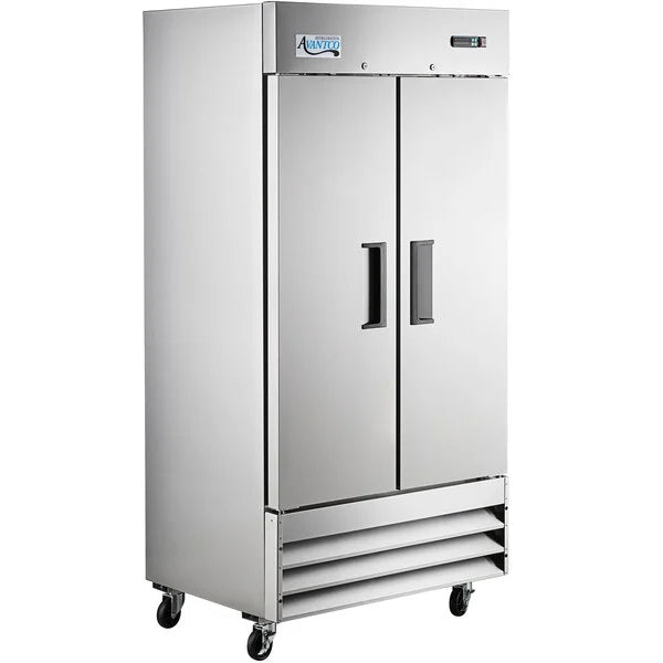 Avantco A-35F-HC 39 1/2" Solid Door Reach-In Freezer