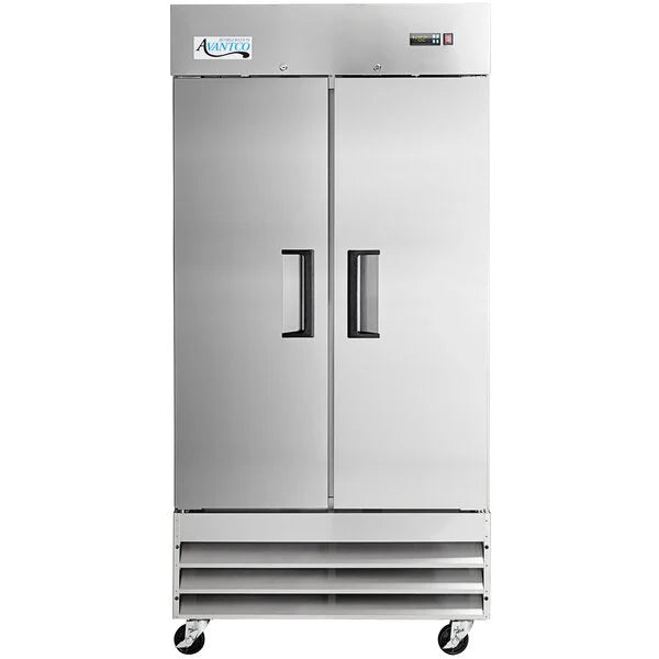 Avantco A-35F-HC 39 1/2" Solid Door Reach-In Freezer