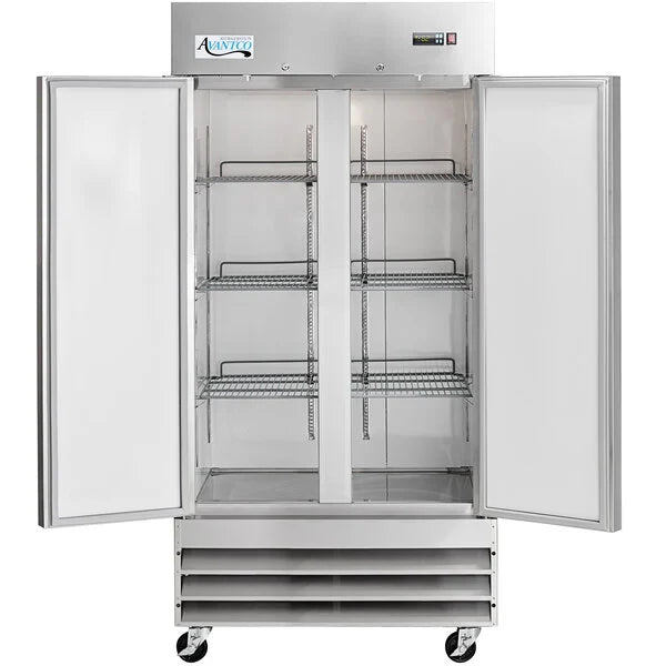 Avantco A-35F-HC 39 1/2" Solid Door Reach-In Freezer